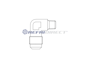 brass fittings Castel, reducing elbows SAE per NPT Mod. 7230/21 1/4 SAE X 1/8 NPT